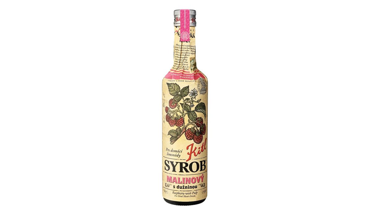 Kitl Syrob Malinový s dužninou 500 ml