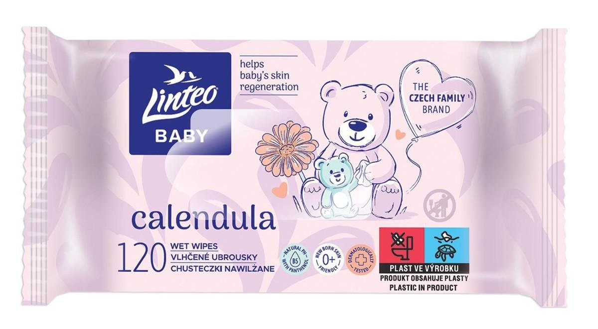 Влажные детские салфетки Linteo Baby, 120 шт.