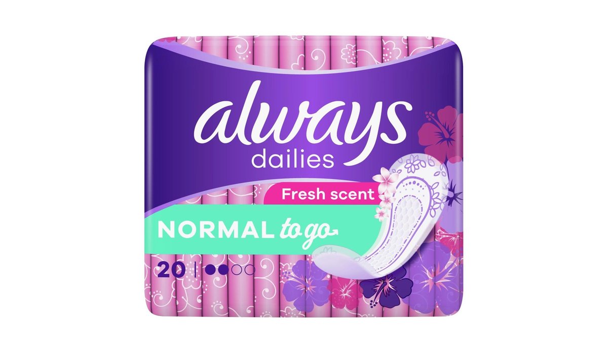 Always Dailies Normal To Go Fresh Intimky 20 ks