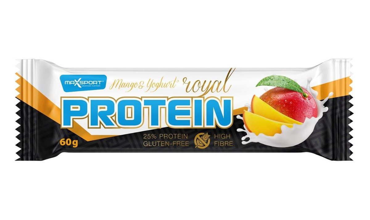 MaxSport Proteinová tyčinka s mangem v jogurtové polevě 60 g