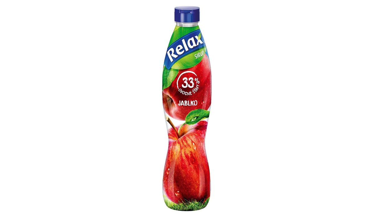 Relax ovocný sirup 33% jablko 0,7 l