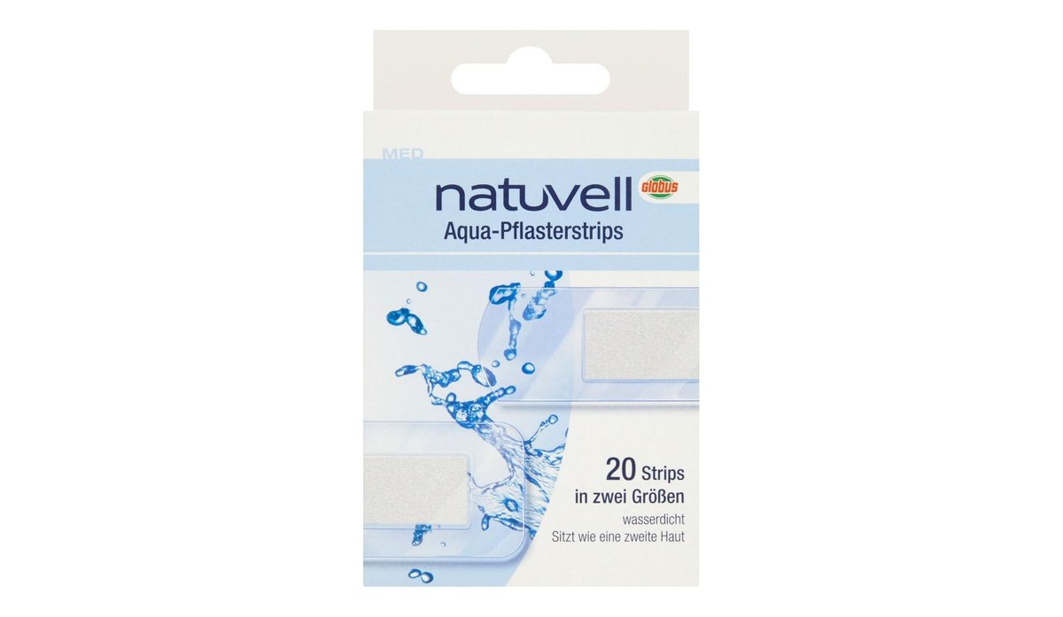 Natuvell Voděodolná náplast na rány 20 ks