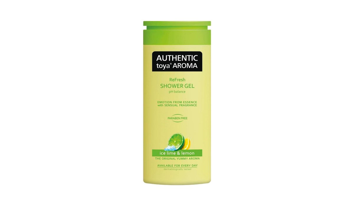 Authentic Toya Aroma Ice Lime&Lemon Sprchový gel 400 ml