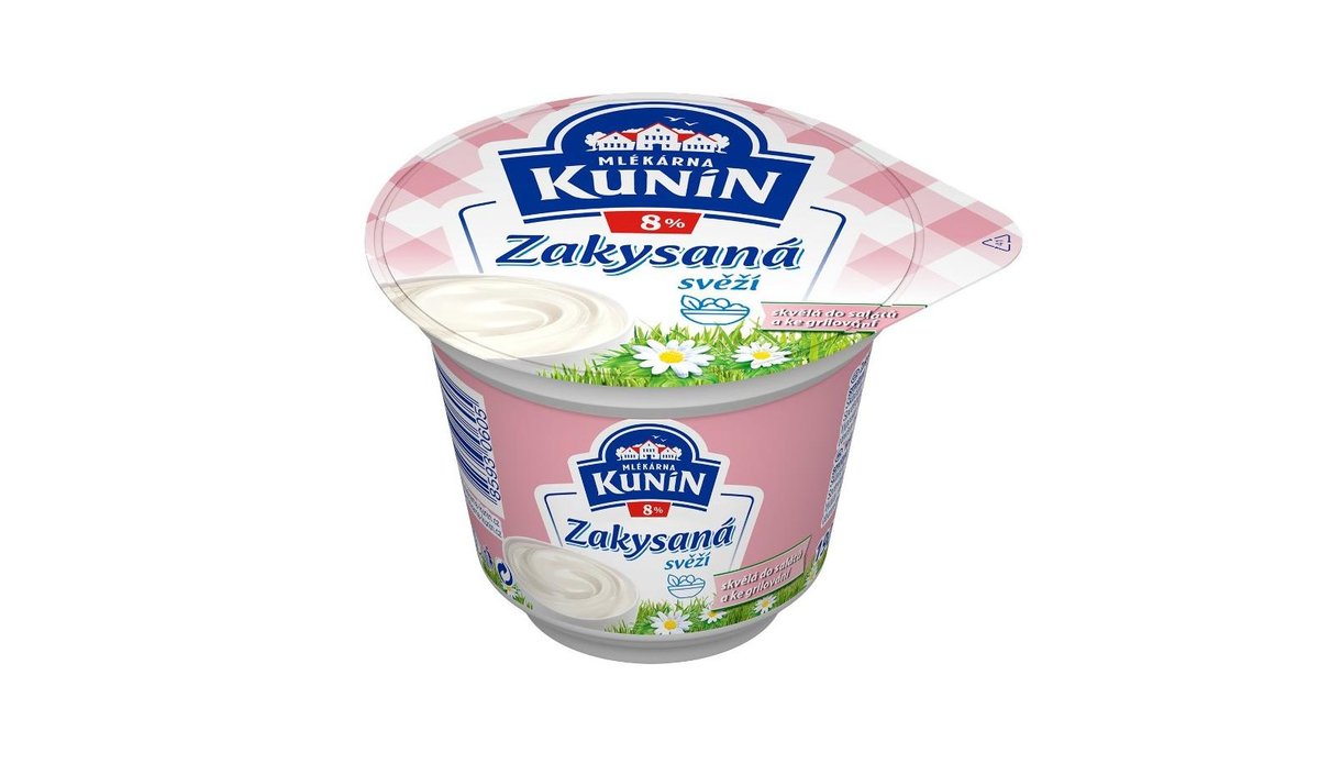 Kunín Zakysaná svěží 8% 190 g