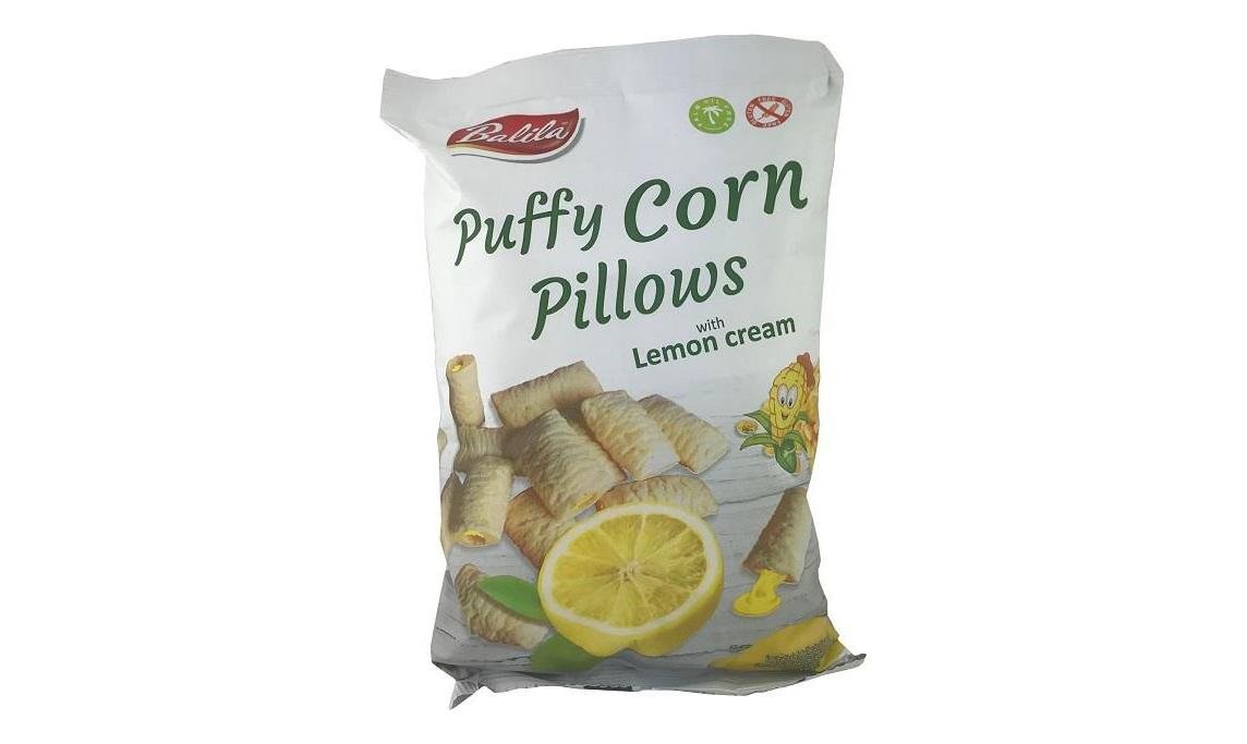 Balila Kukuřičné polštářky plněné krémem s citronovou příchutí 70g