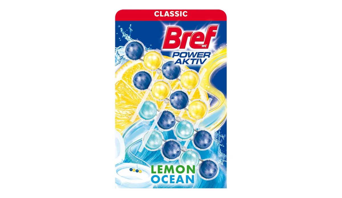 Bref Power Aktiv Lemon&Ocean 4x50g