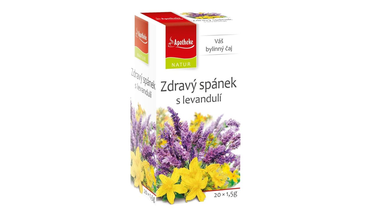 Apotheke Natur Zdravý spánek s levandulí čaj 20 x 1,5 g
