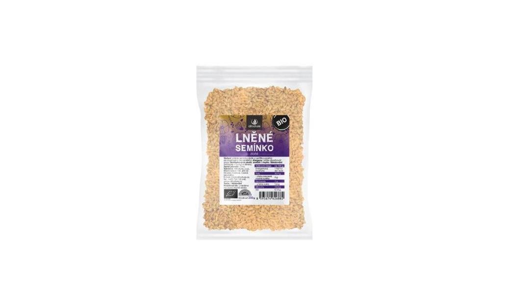 Allnature Lněné semínko zlaté BIO 200 g