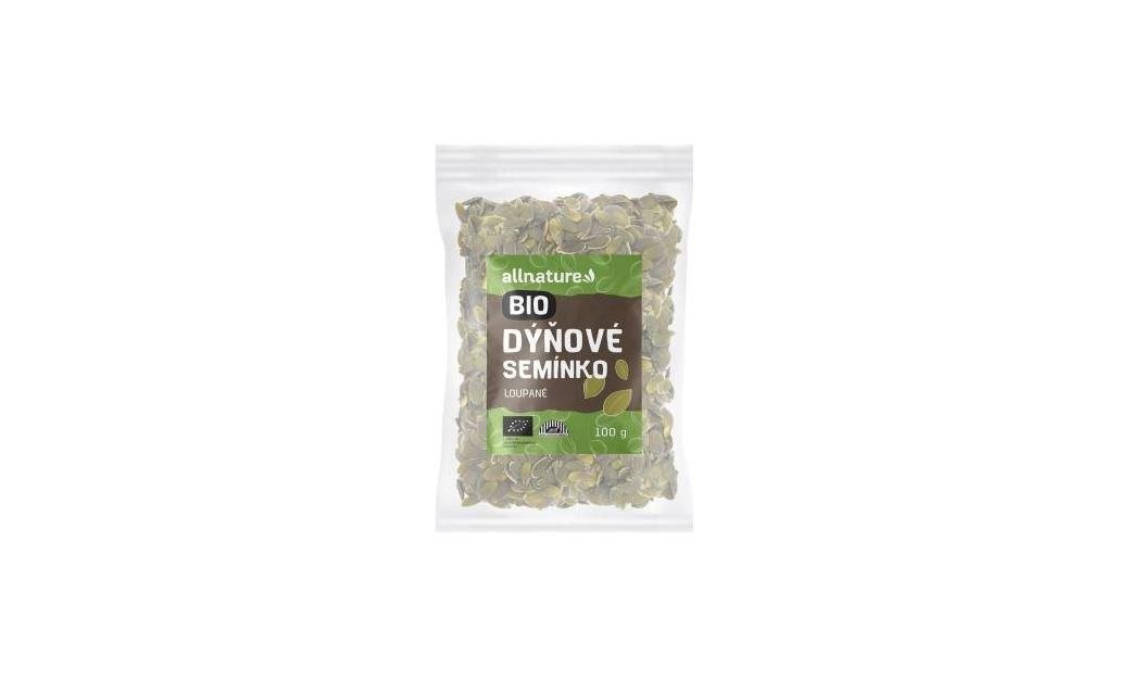 Allnature Dýňové semínko loupané BIO 100 g