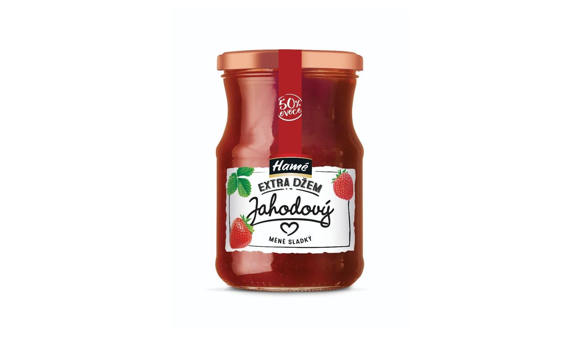Hamé Extra Džem Jahodový 640g