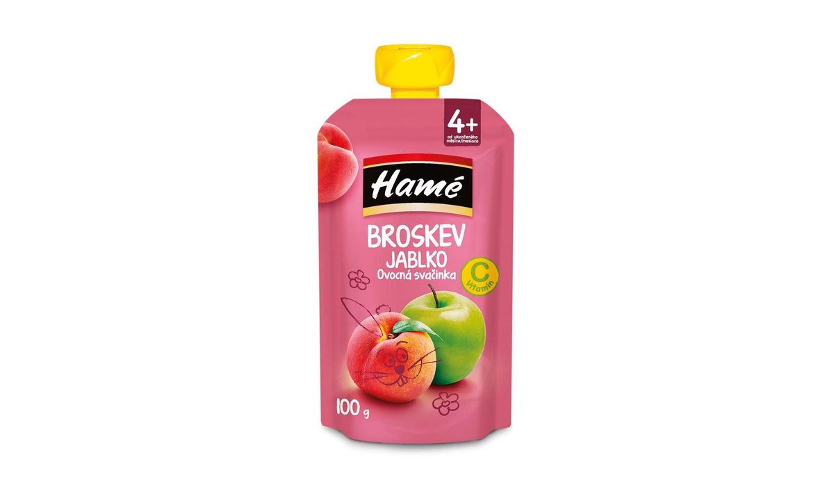 Hamé Ovocná svačinka broskev 100 g