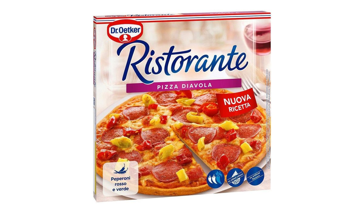 Ristorante Pizza Diavola mražená 350g
