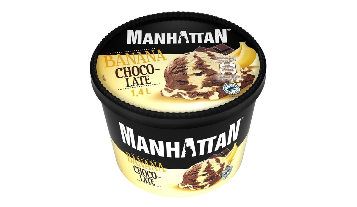 MANHATTAN BANÁN ČOKOLÁDA 1400 ML