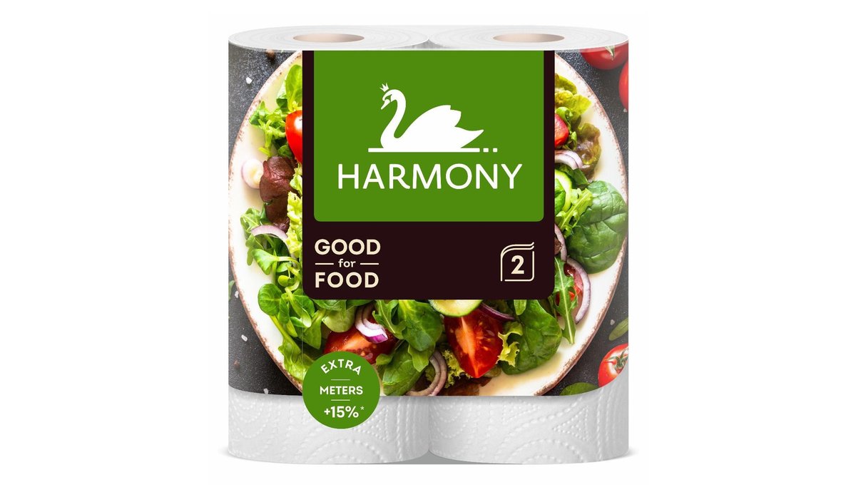 Harmony Good for Food kuchyňské utěrky 90 útržků 2 vrstvy 2 ks