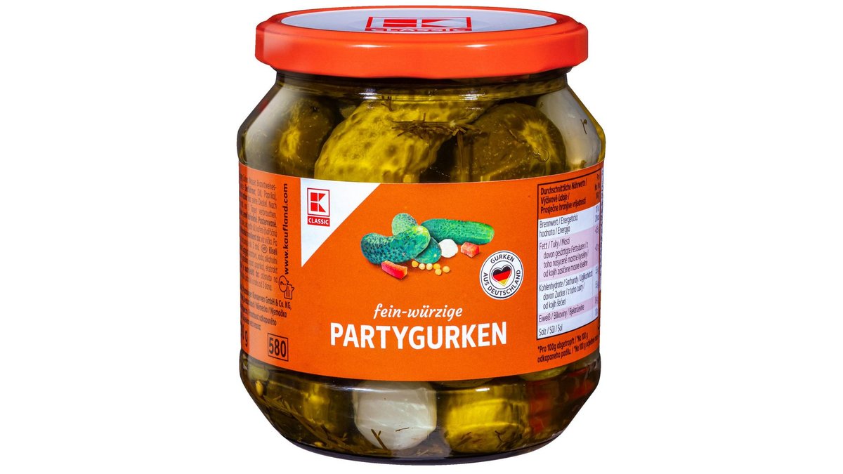 K-Classic Párty okurky jemně pálivé 530/290g