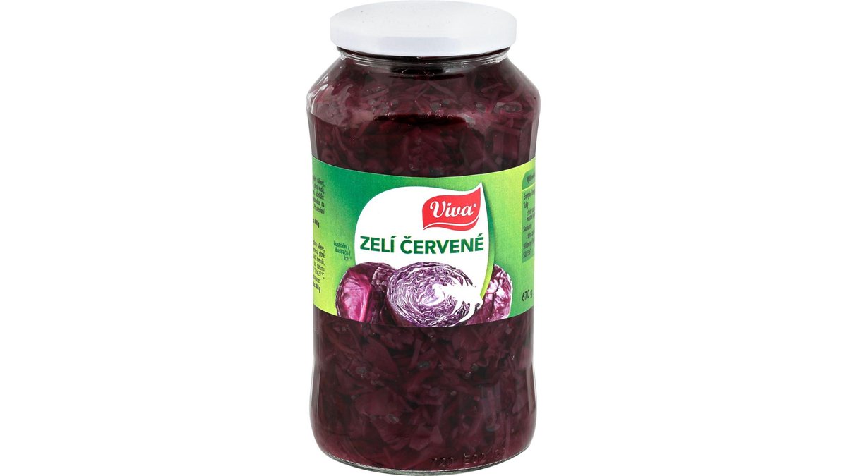 Viva Zelí červené 670/400g