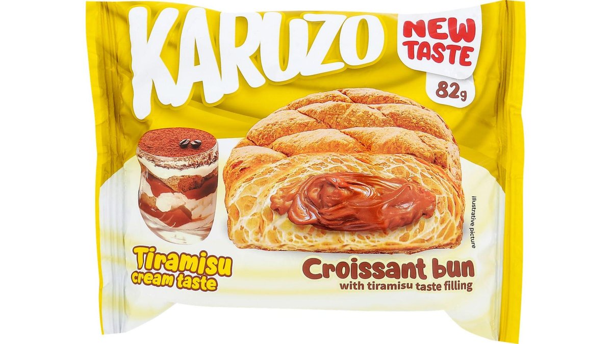 Karuzo Sweet bun with tiramisu flavor 62 g