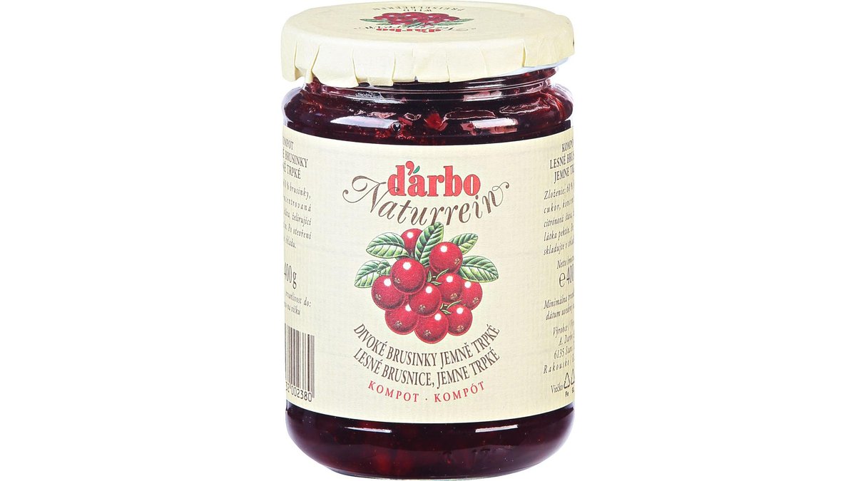Darbo divoké brusinky 400g
