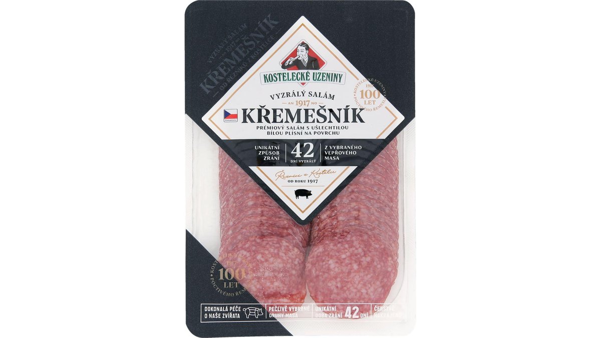 Kostelec sausages Křemešník 100 g
