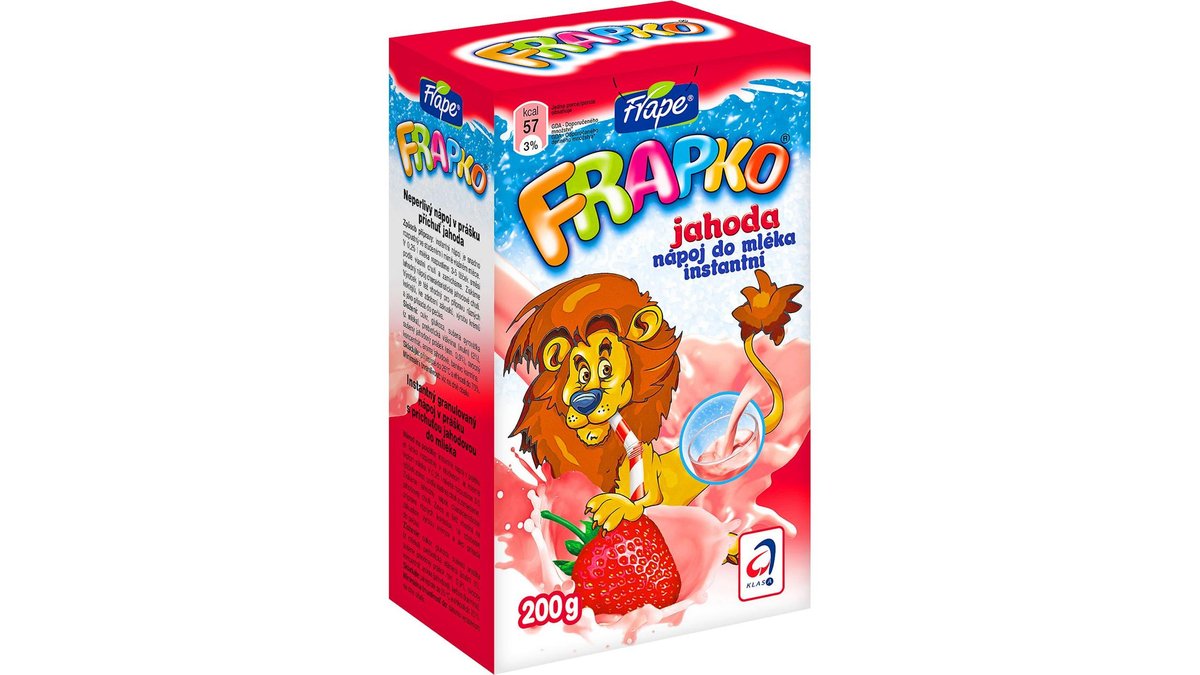Frapko Instantní nápoj s jahodovou příchutí 200 g