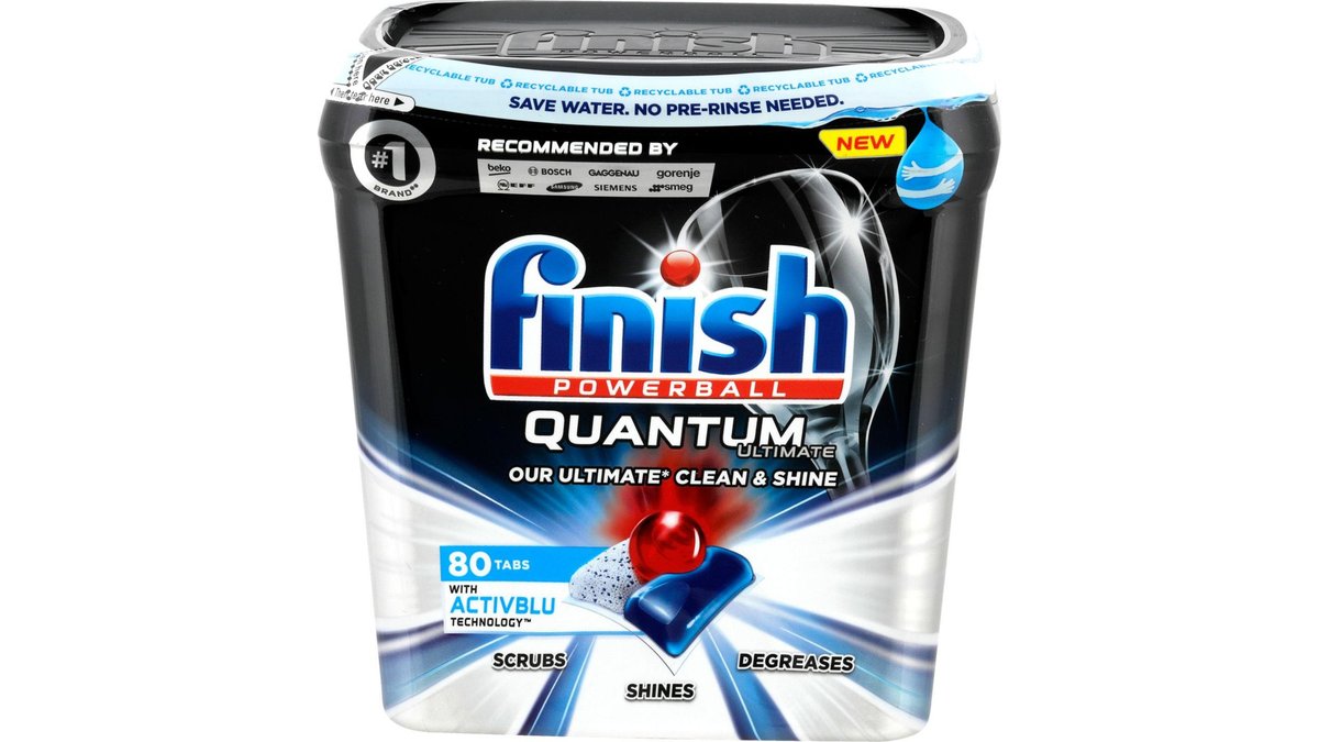 Finish Quantum Ultimate dishwasher capsules 80 pcs
