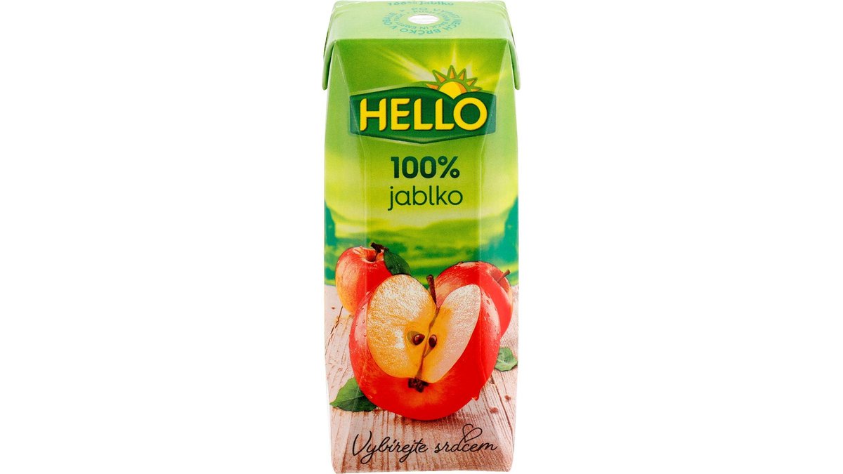 Hello Jablečná šťáva 1 0,25 l