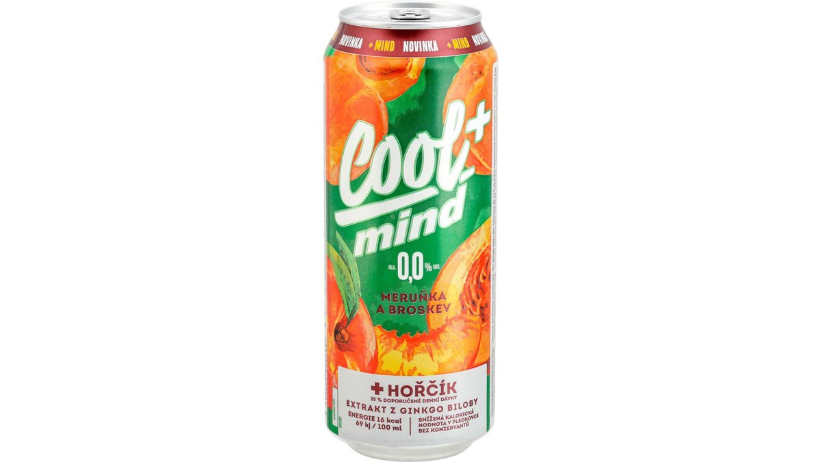 Staropramem COOL Nápoj z nealko piva meruňka a broskev 0,5 l