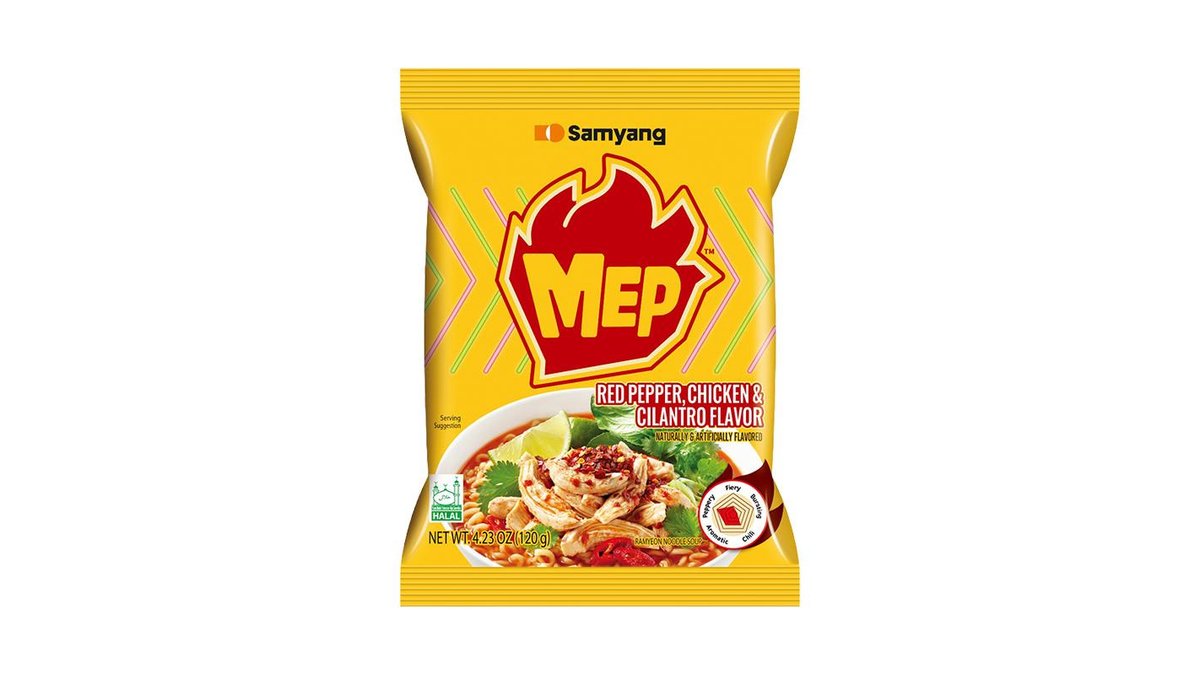 Лапша со вкусом красного перца курицы и кинзы Меп 120 г