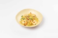 Objednať Spaghetti aglio olio e peperoncino + grilované krevety
