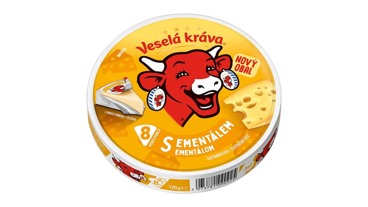 Veselá Kráva S ementálem 120g