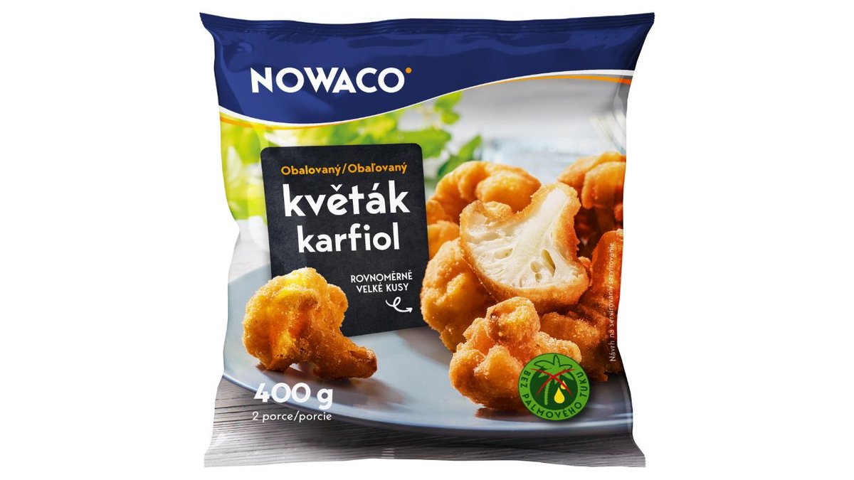 Nowaco Obalovaný květák 400g