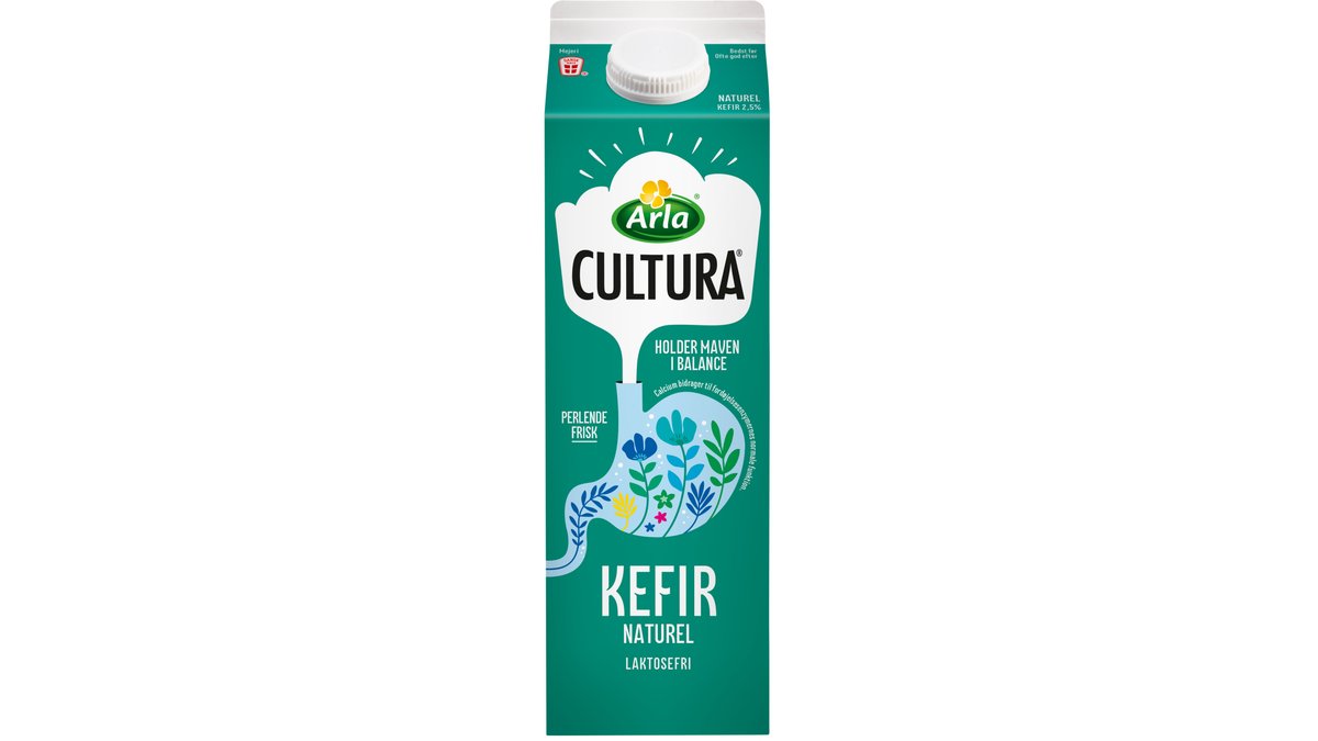 Kefir naturel 2,5% laktosefri, Arla Cultura