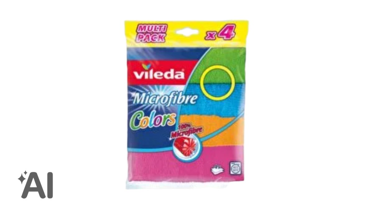 Vileda Rəngli Mikrofiber Bez (4əd.)