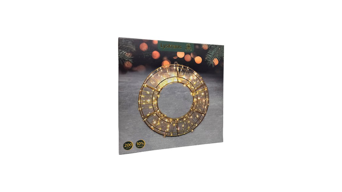 Lyskrans m. 200 LED, Difference By Haarhr & Co