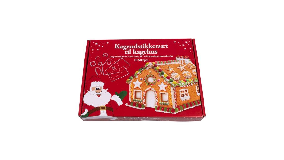 Kageudstikkere t. honningkagehus 10 stk.