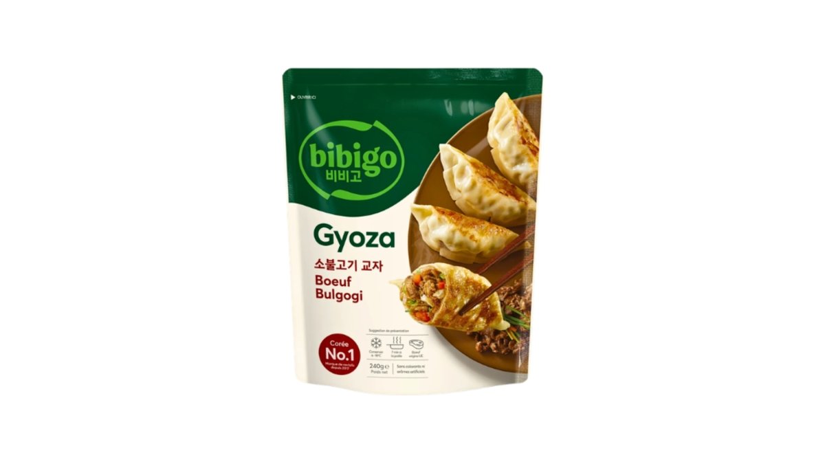 Bibigo gyoza beef bulgogi 240 g 240 g