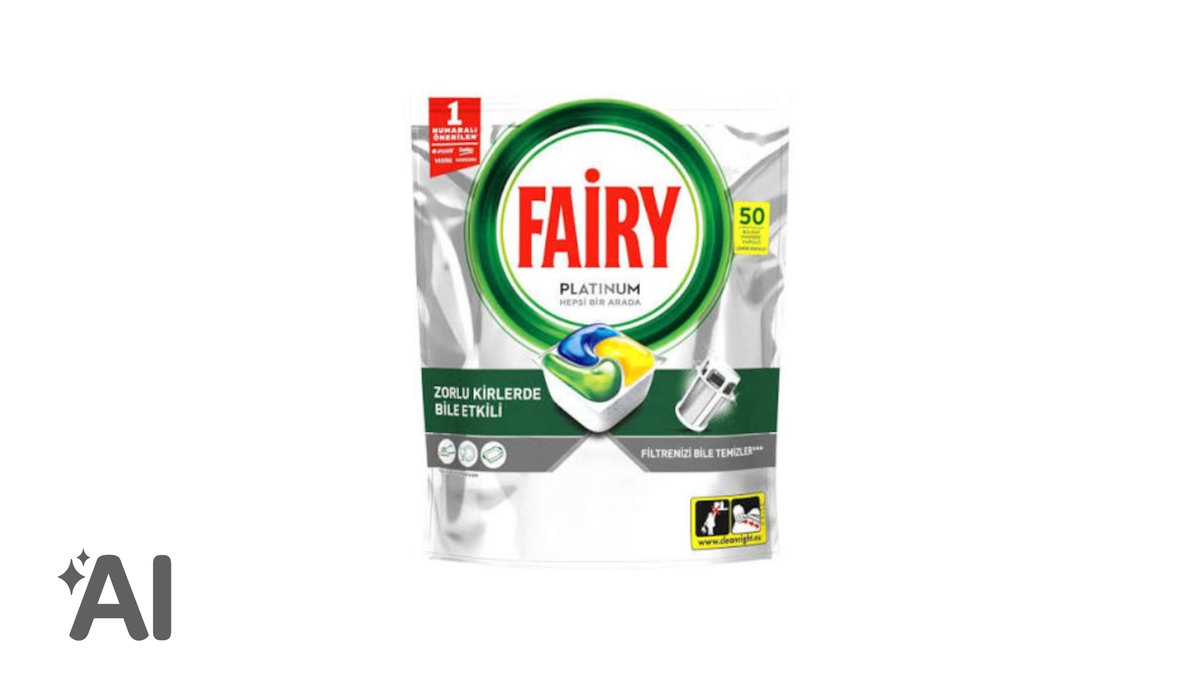 Fairy Qabyuyan Tablet Platinum Sarı 50 ədəd
