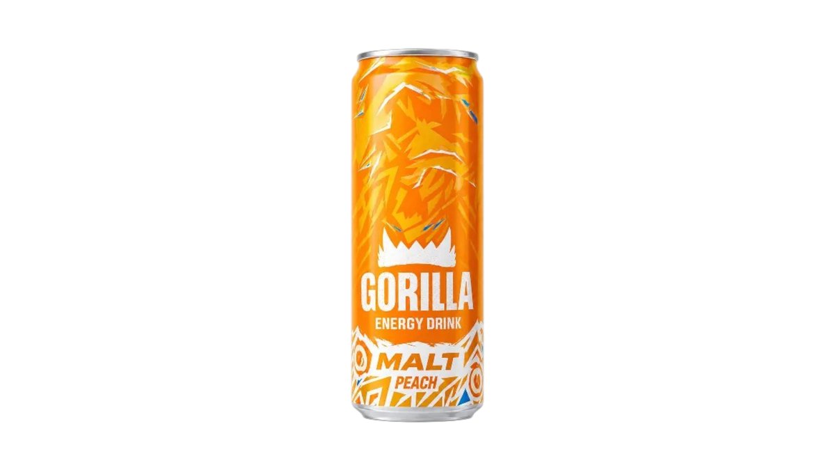 Напиток Энергетический Gorilla Malt Peach 0,45л