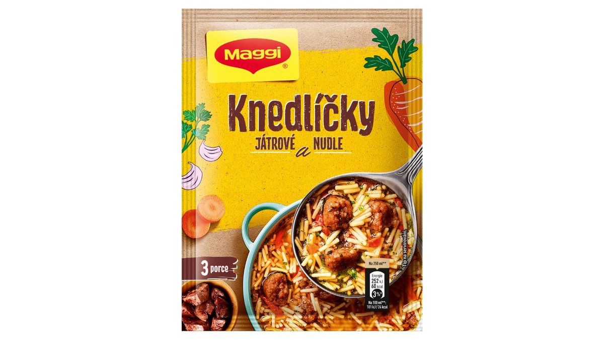 MAGGI Polévka s játrovými knedlíčky a nudlemi 50g