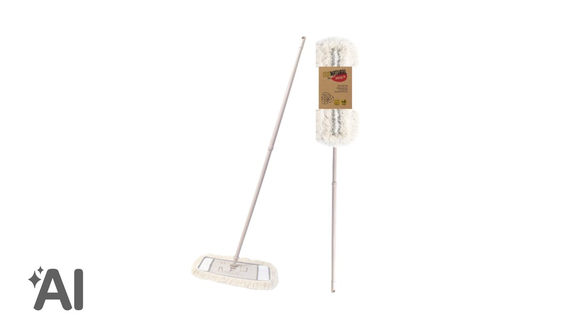York Eco Flat Mop 42x14sm Saplı 82sm