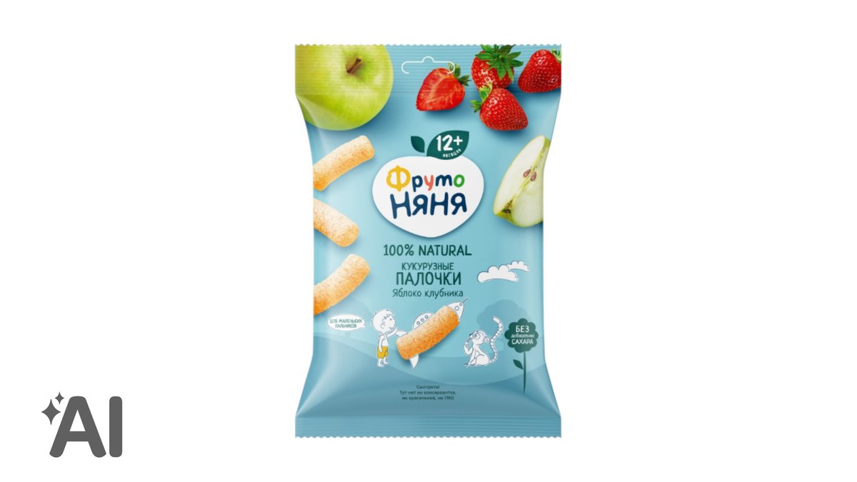 Fruto Qarğıdalı Çubuqları Alma-Çiyələk 12 ay 20 qr