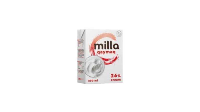 Milla Qaymaq 26% 200qr