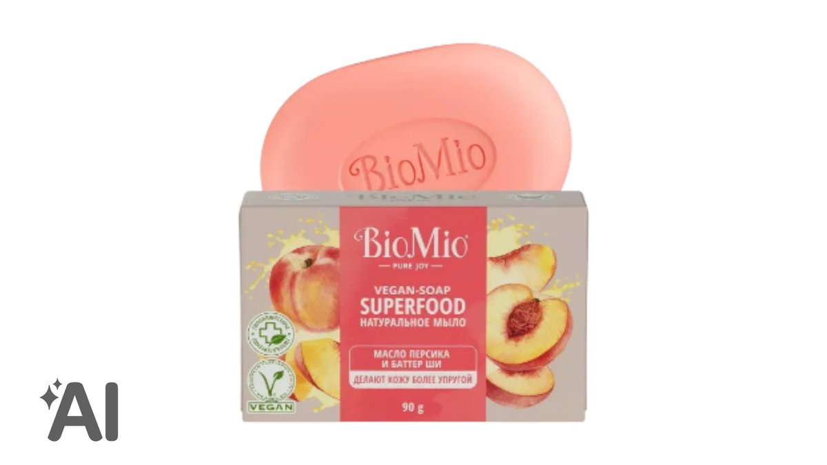 Biomio Şaftalı və Şi Yağlı Sabun 90qr