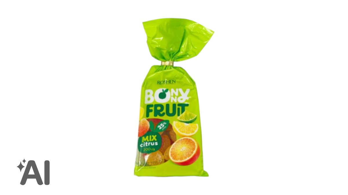 Roshen Bonny Fruit Sitrus Meyvəli Marmelad 200qr