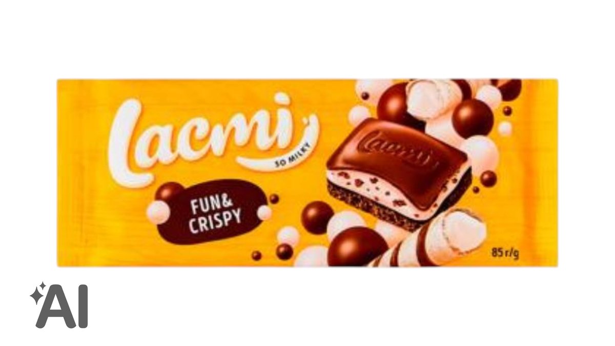 Roshen Lacmi Fun And Crispy Küncütlü Şokolad 85qr