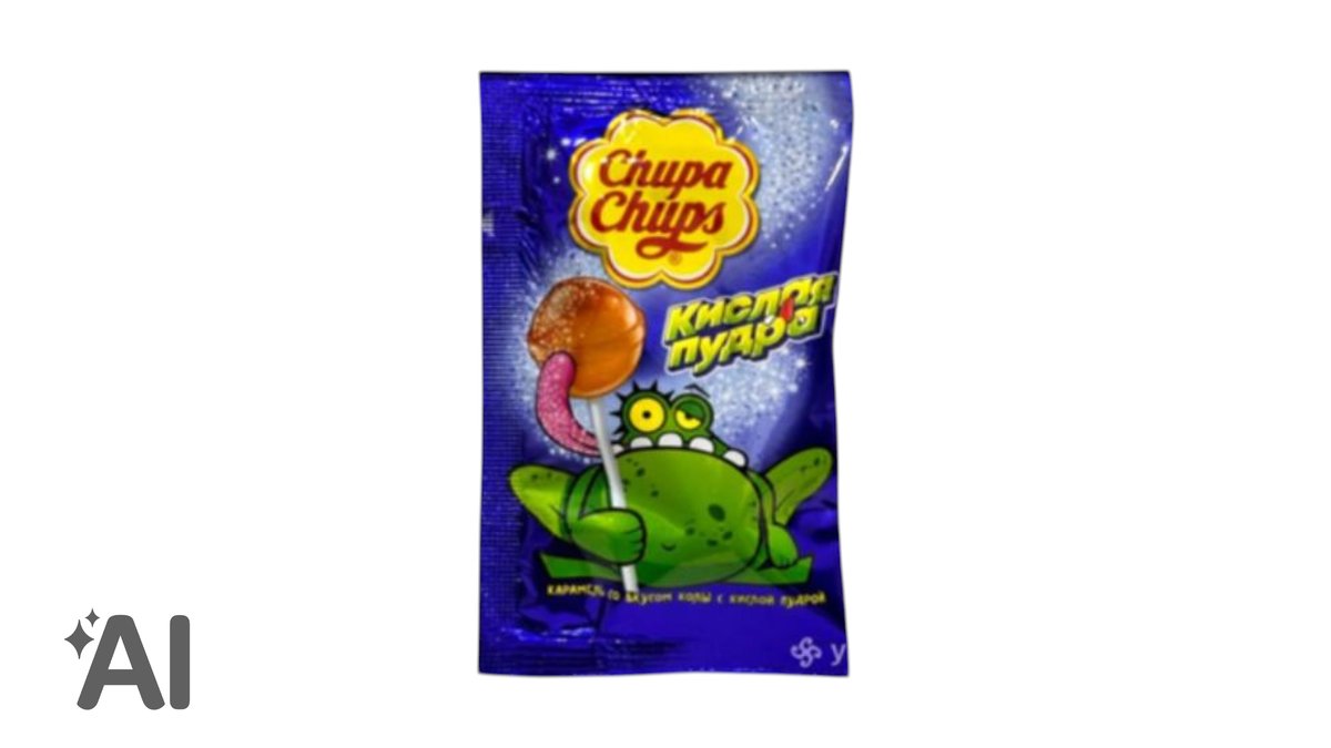 Chupa Chups Lolipop Turş Toz ilə 9qr