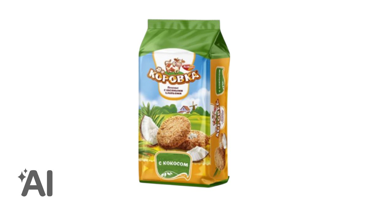 Rf Korovka Yulaf və Kokoslu Peçenye 152qr