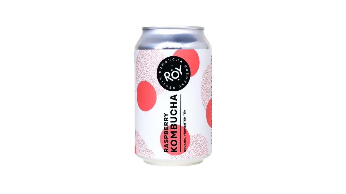 ROY KOMBUCHA RASPBER 330ML ØKO 330 g