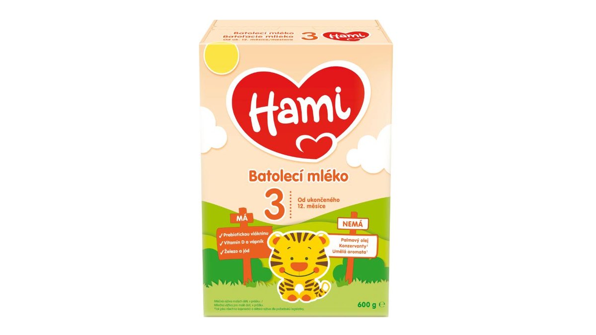 HAMI 3 batolecí mléko 600g