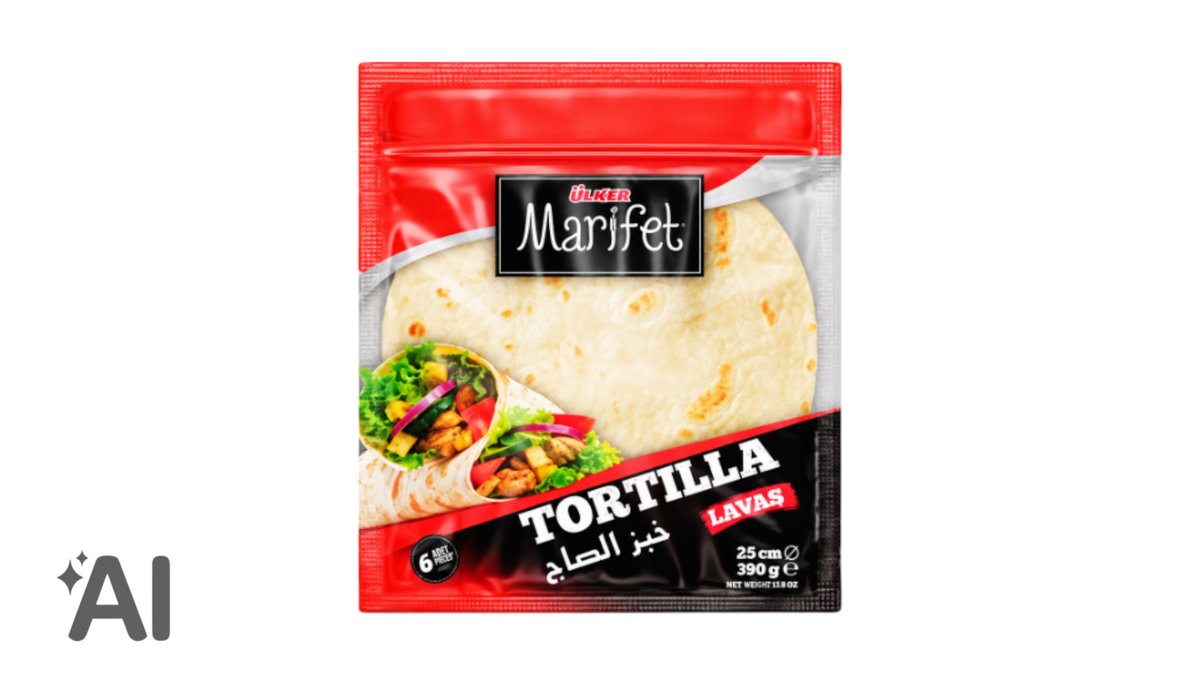 Ülker Marifet Tortilla Lavaş 25sm 390qr